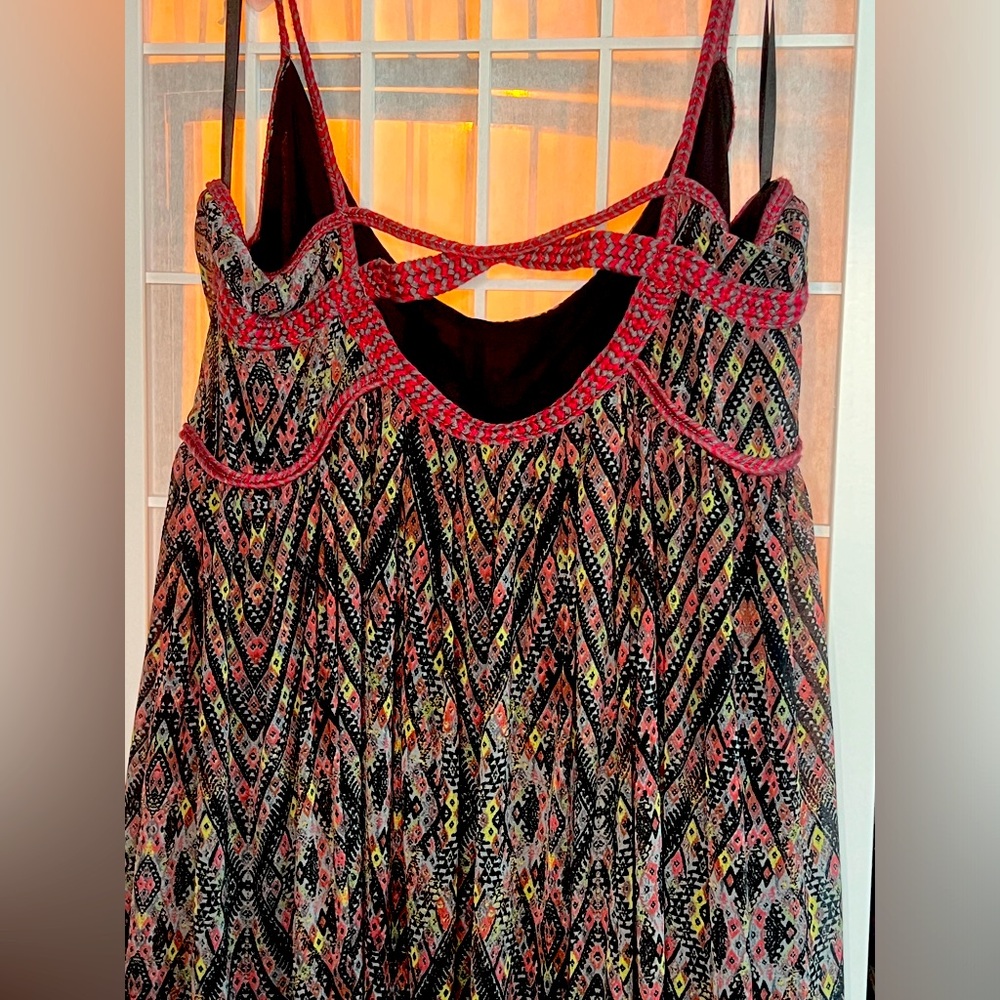 Free people boho strappy tank tunic